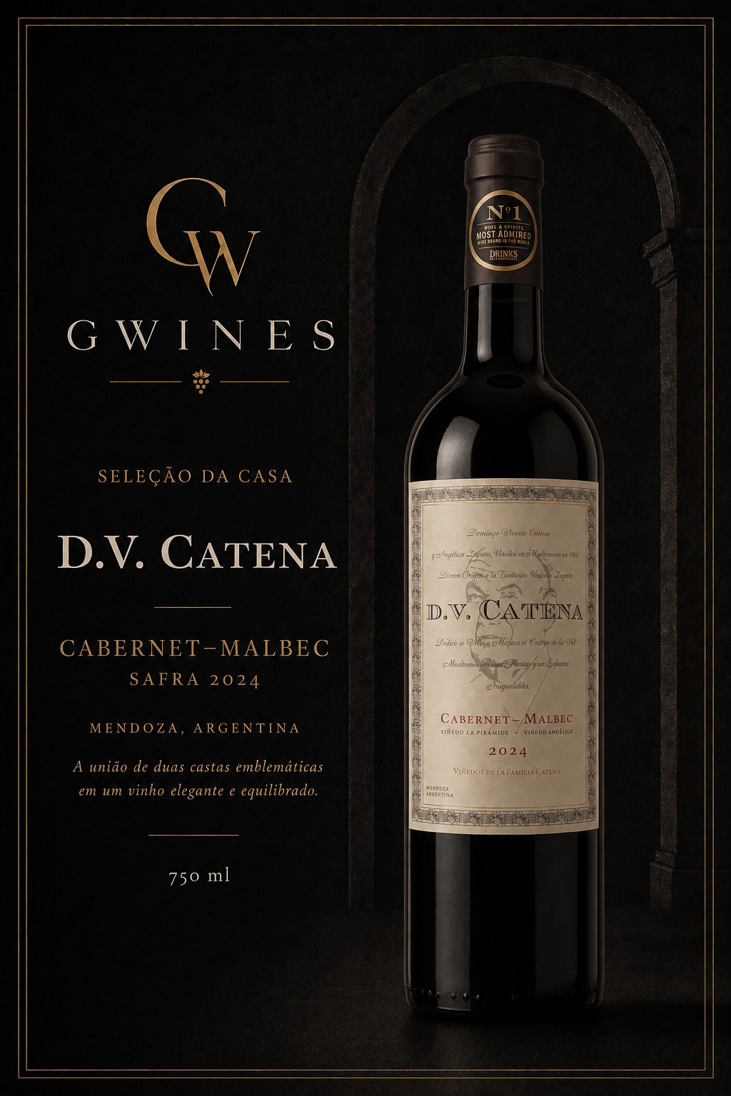 Arte do vinho D.V. Catena Cabernet–Malbec