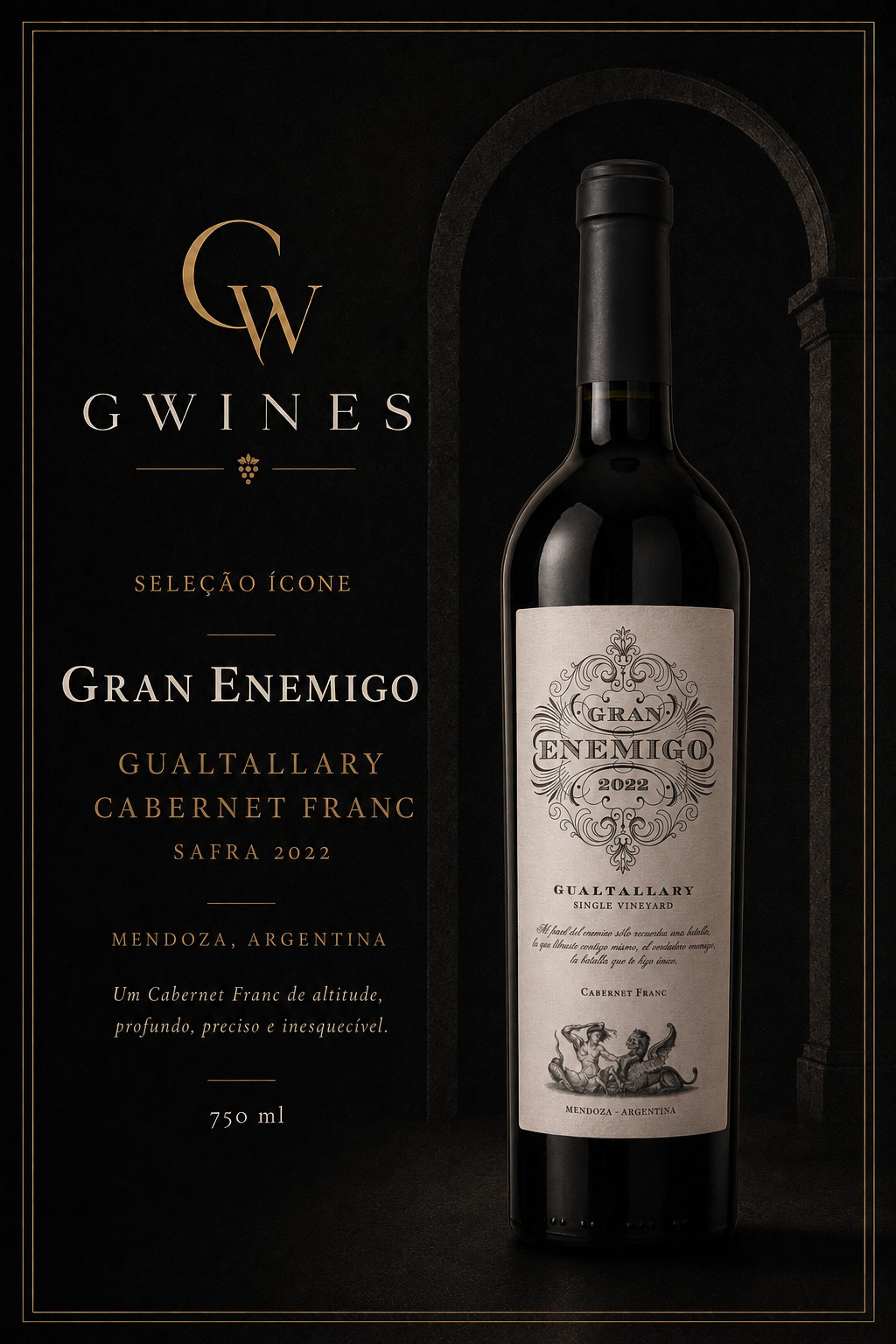 Arte do vinho Gran Enemigo Gualtallary