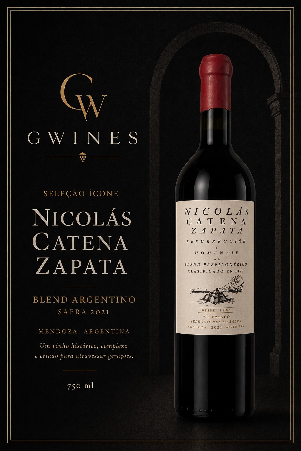 Arte do vinho Nicolás Catena Zapata
